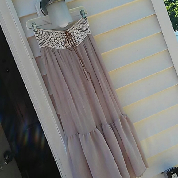 Romeo & Juliet Couture Dresses & Skirts - Boho Strapless Dress ROMEO & JULIET